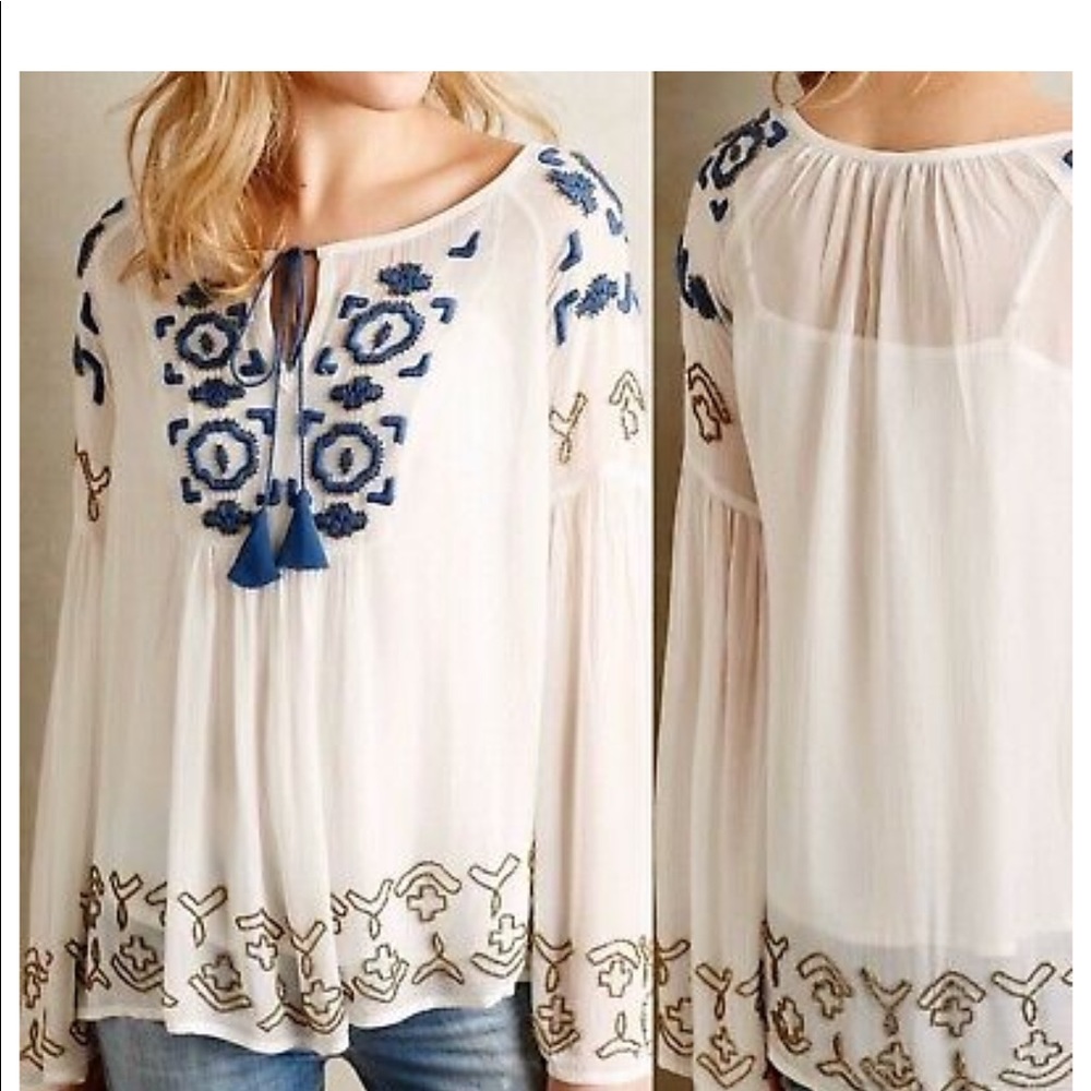 🎉HP🎉Anthropologie Vanessa Virginia Top
